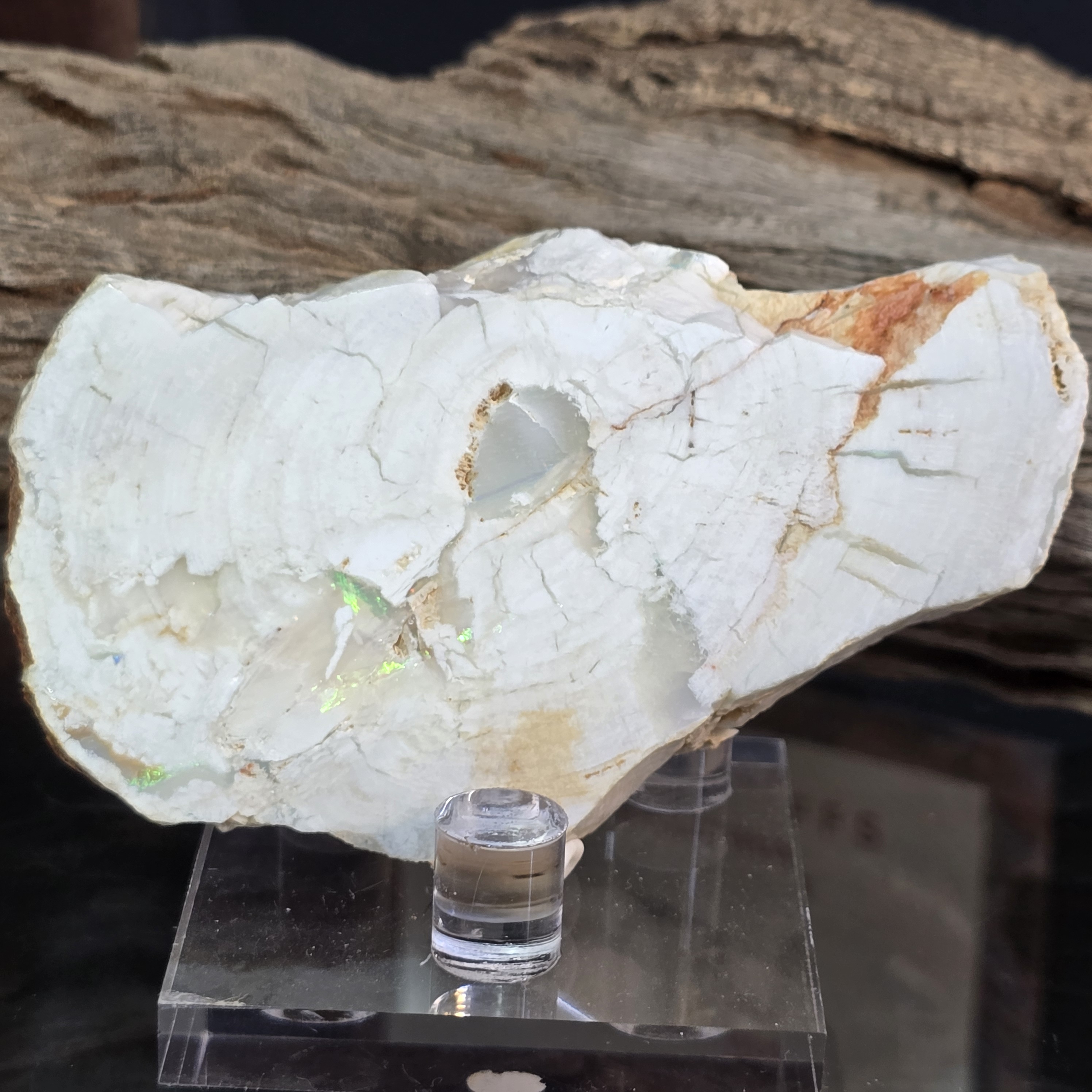 White Cliff Rough Opal White Cliff Rough Opal