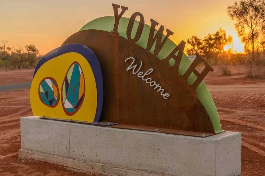 Yowah Town Marker Yowah Town Marker